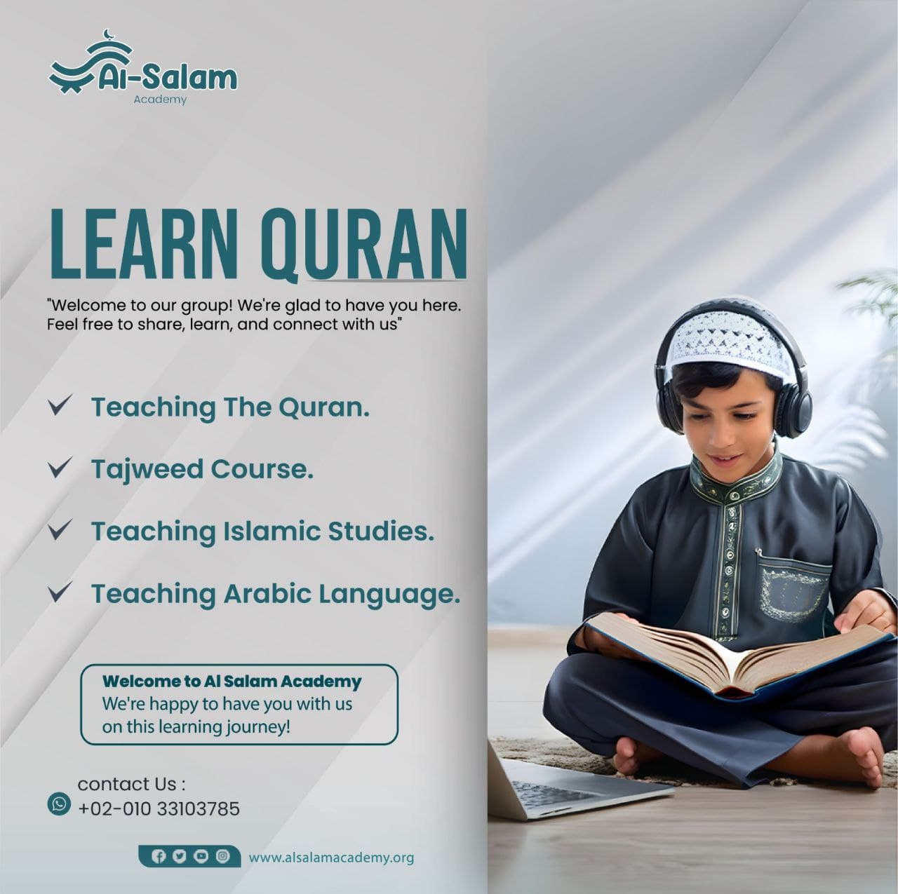 Students engaged in interactive learning activities at AI-Salam Academy